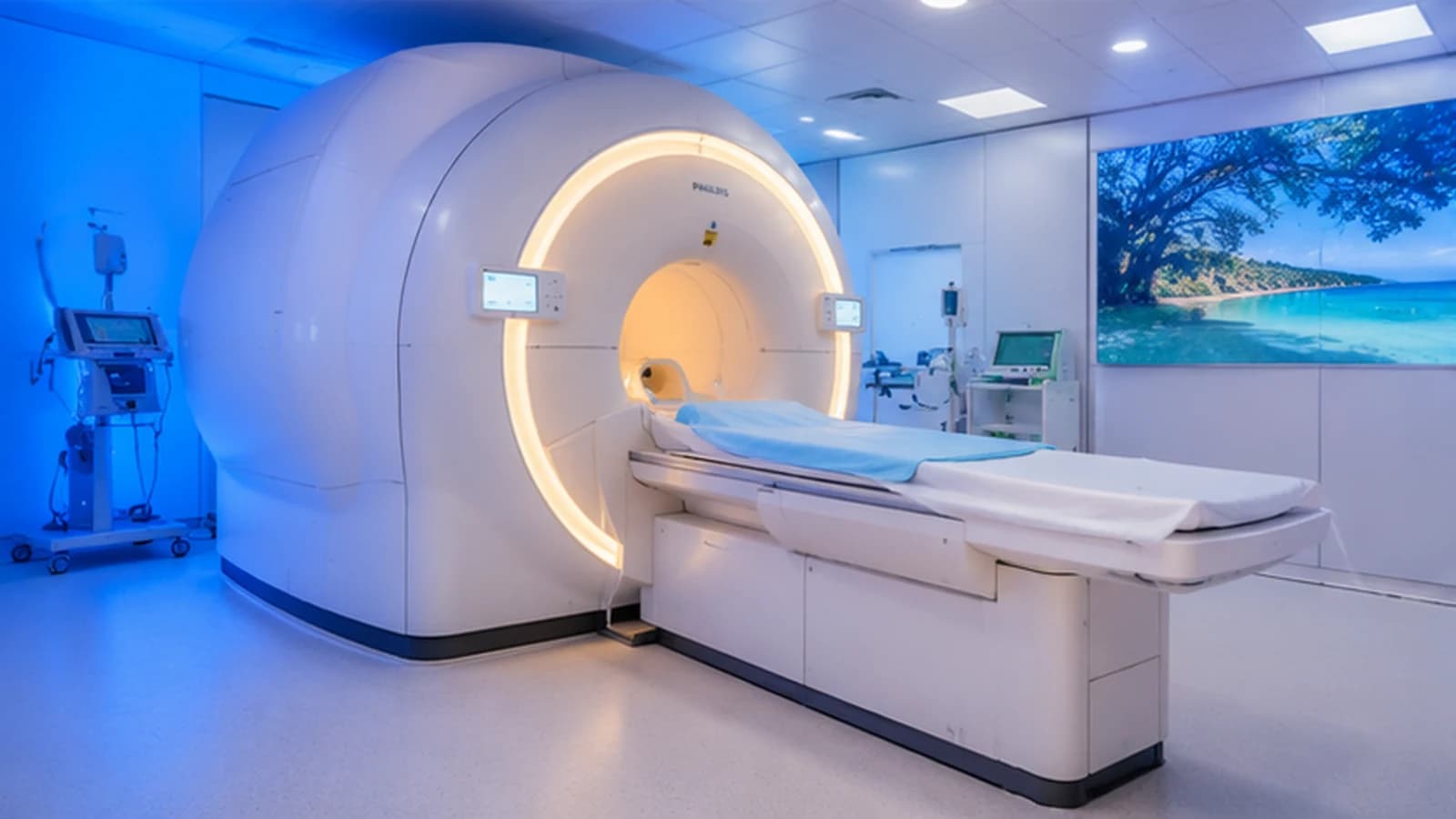 Équipement d'imagerie médicale dans un environnement hospitalier